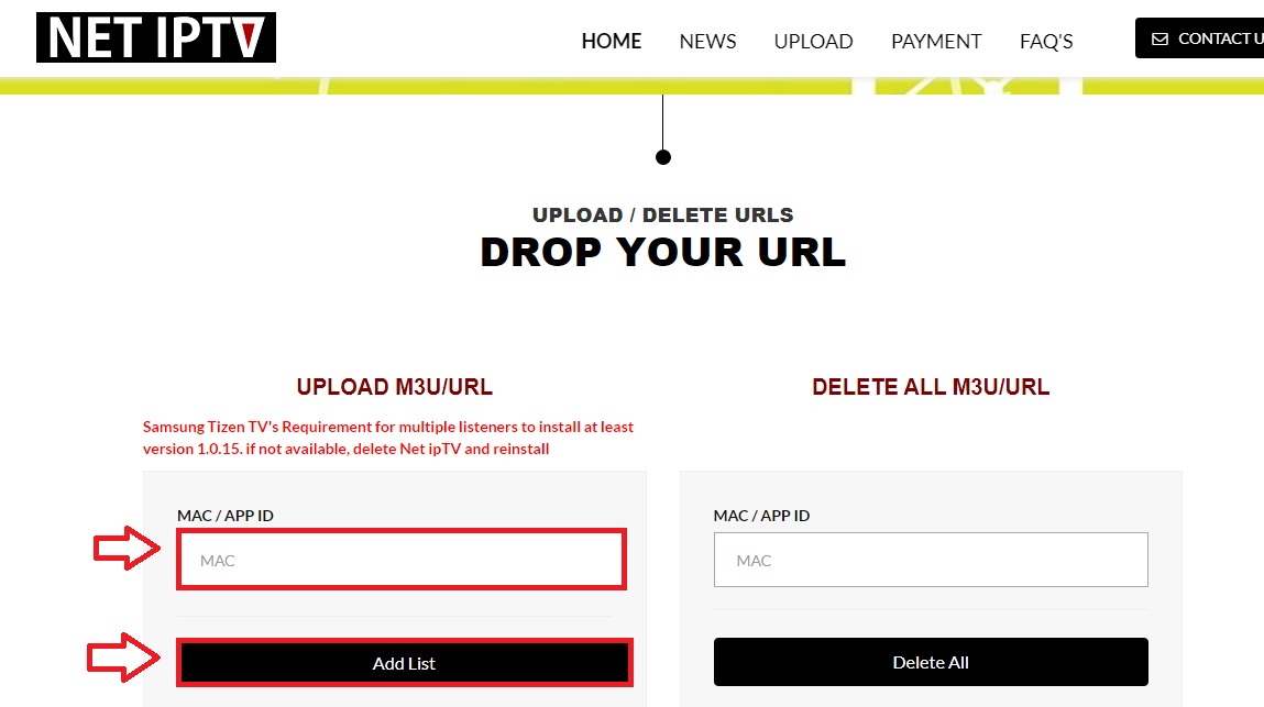Net IPTV - Get Your MAC Address